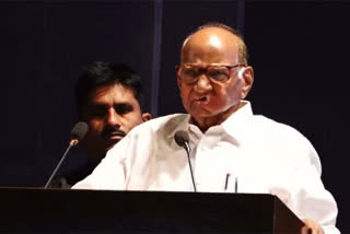 NCP founder Sharad Pawar addresses NCP workers and claims BJP not being in a favorable condition  in the country