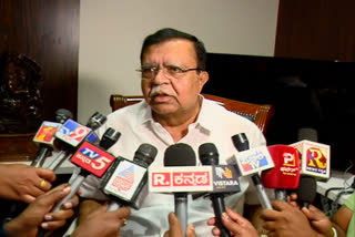 Minister KN Rajanna spoke to the media.