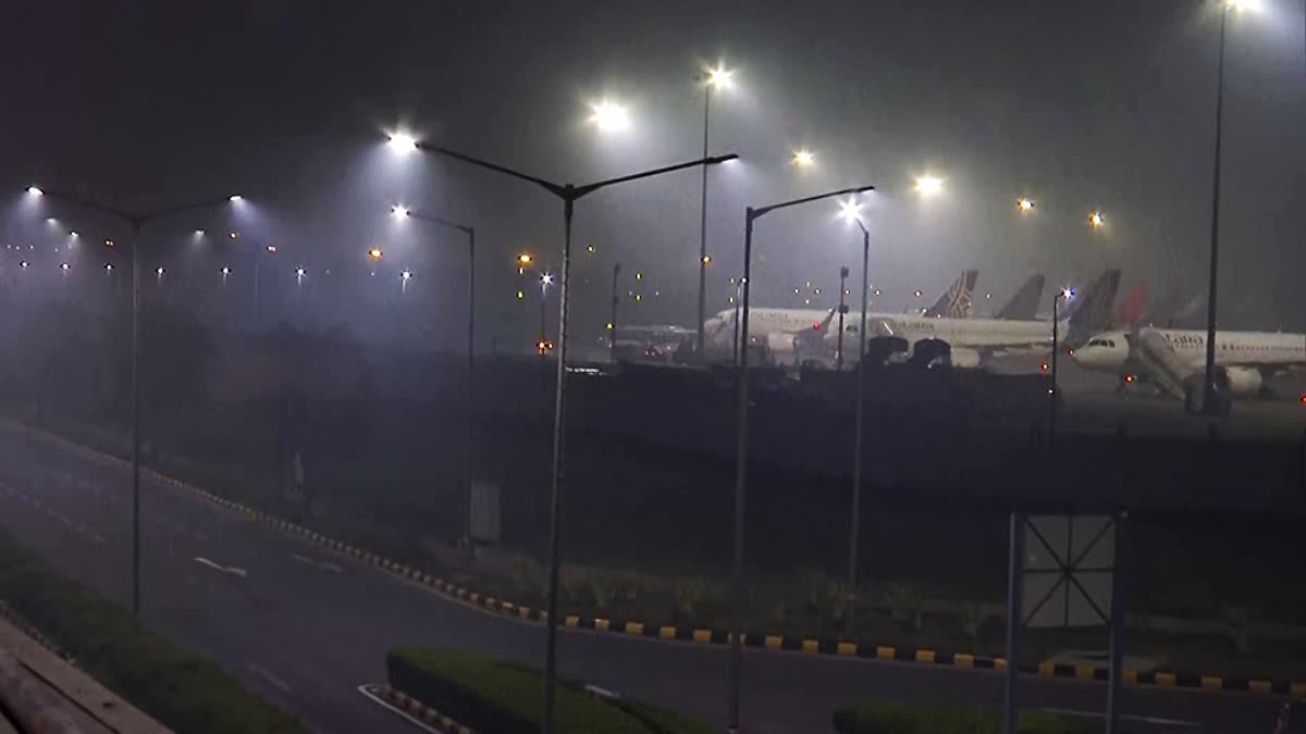 Dense Fog Hits Flight Operations At Delhi Airport