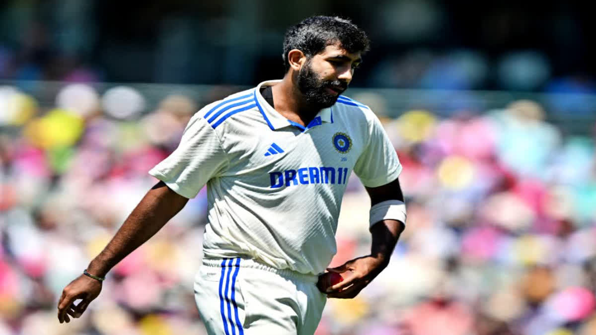 INJURED JASPRIT BUMRAH LEFT GROUND