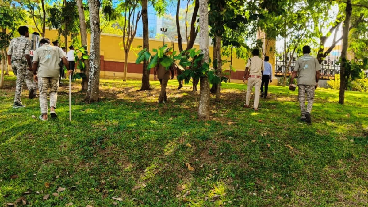 The operation to capture a leopard that was allegedly spotted on the Infosys campus here entered day three