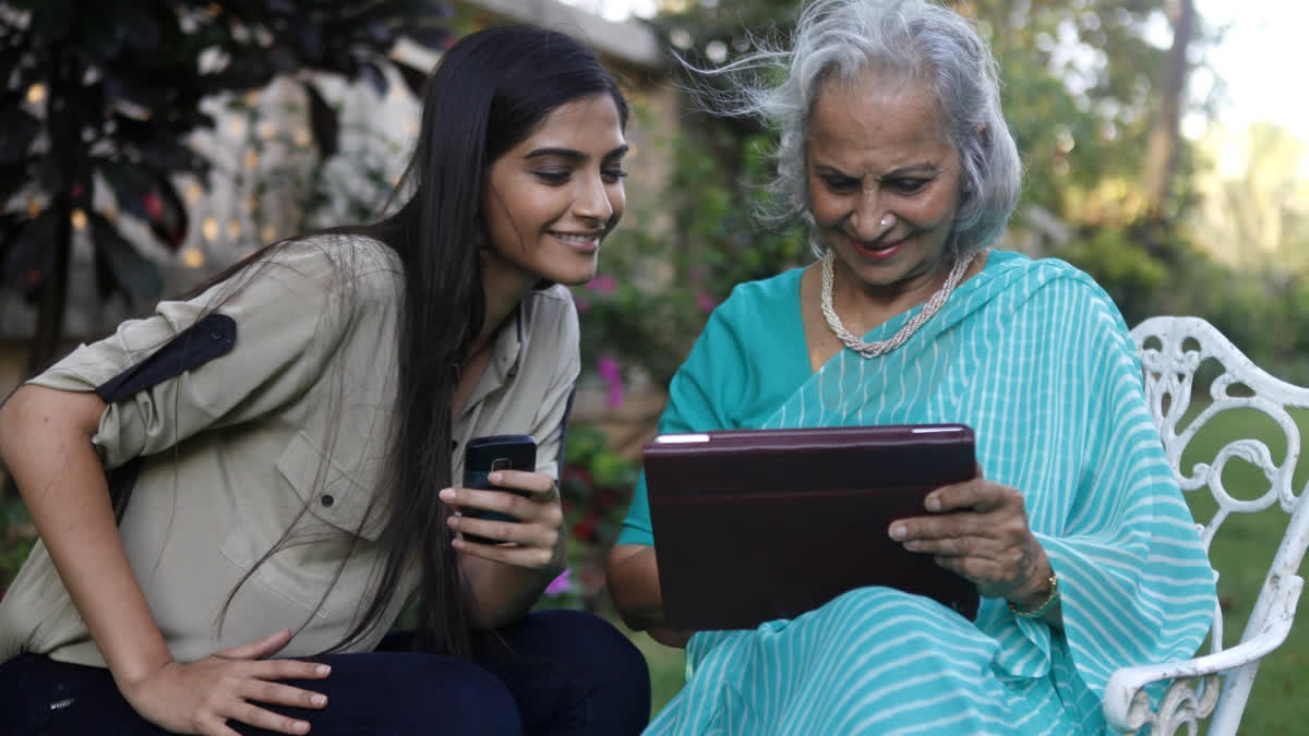 Sonam Kapoor and Waheeda Rehman