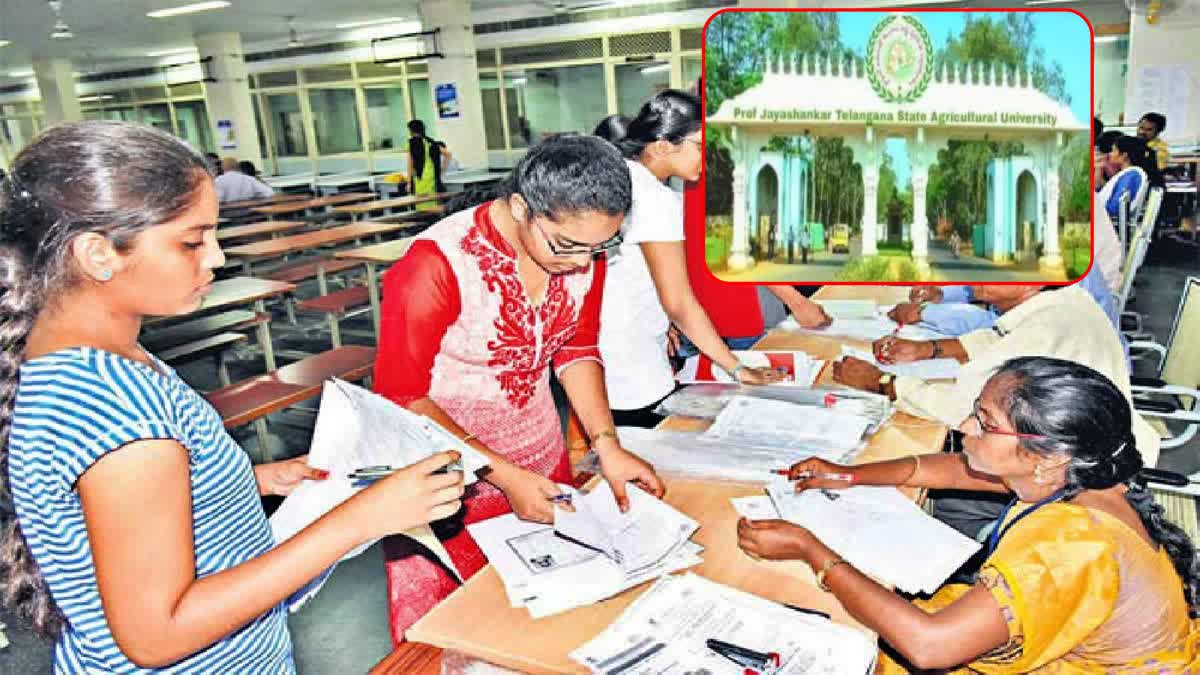 Agriculture Degree Spot Counseling at Jayashankar Agricultural University