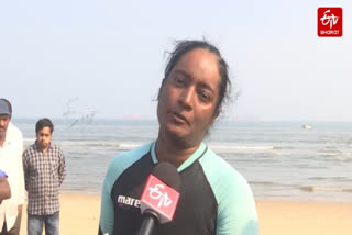 Fearless At 52, Goli Shyamala Swims 150Km Across Bay Of Bengal