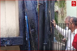 OIL LEAKING FROM WALLS IN SONARPUR