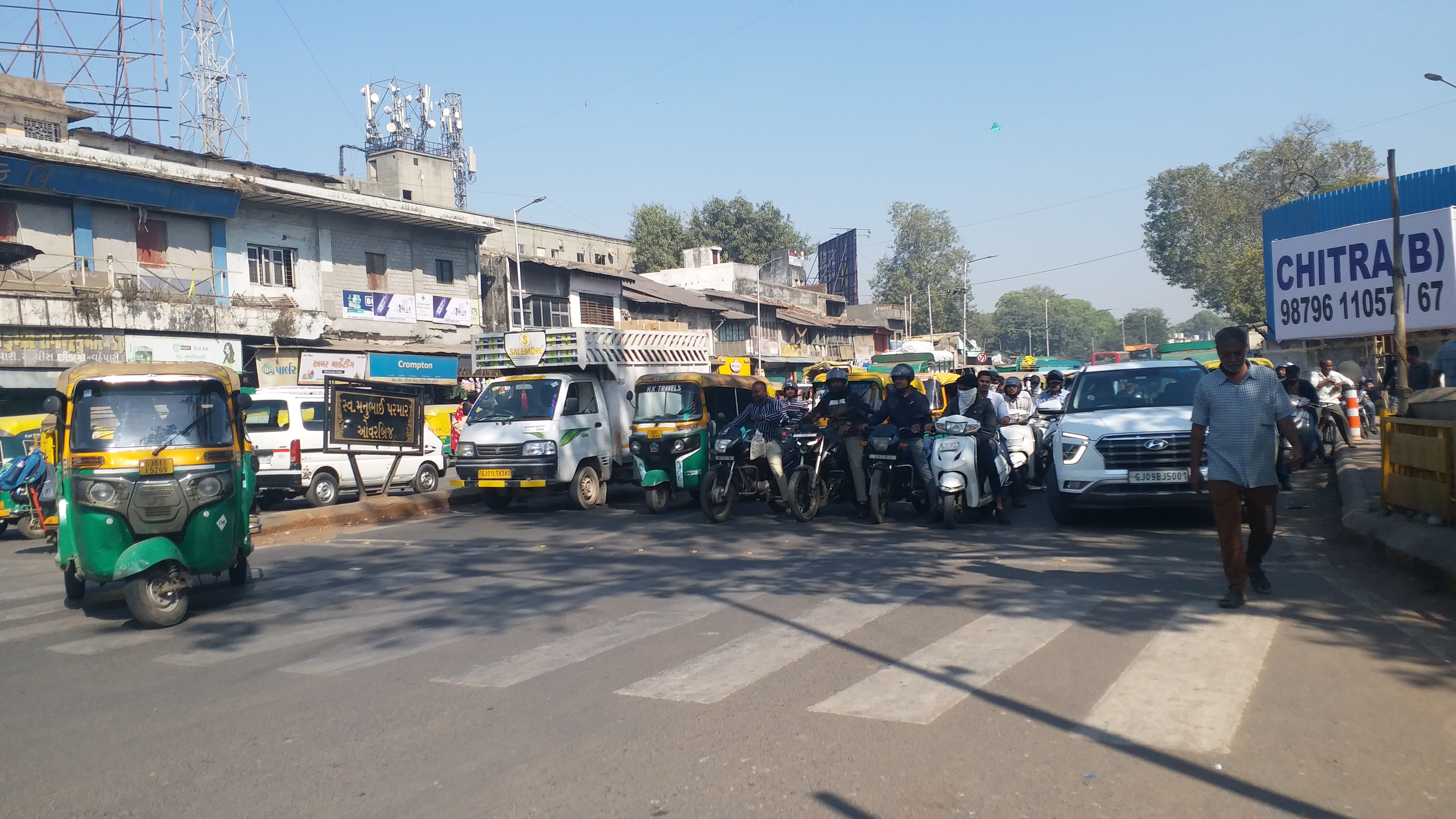 ભયંકર ટ્રાફિકની સમસ્યા