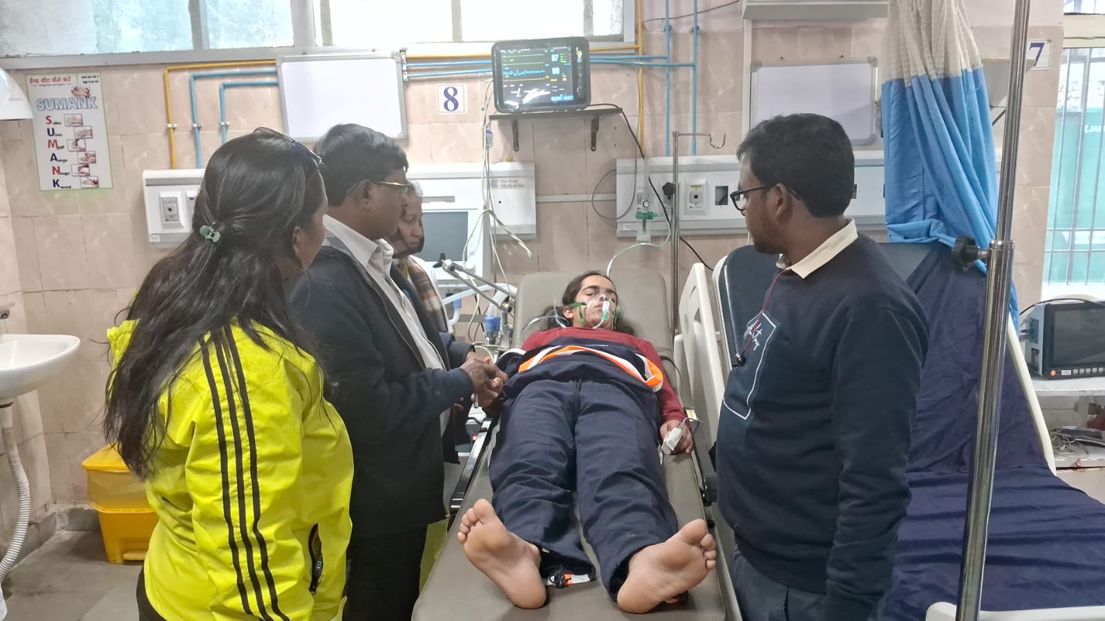 Jammu Kashmir athlete fainted in 68th National School Sports Competition in Ranchi