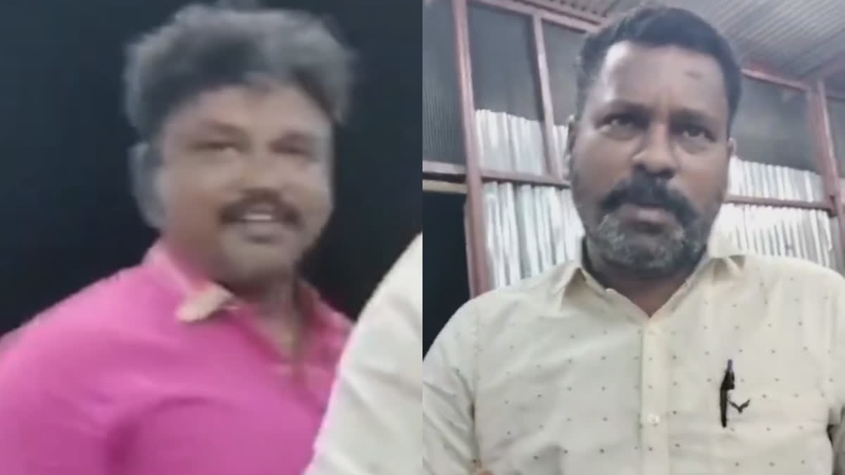 police threatening a bar owner in theni