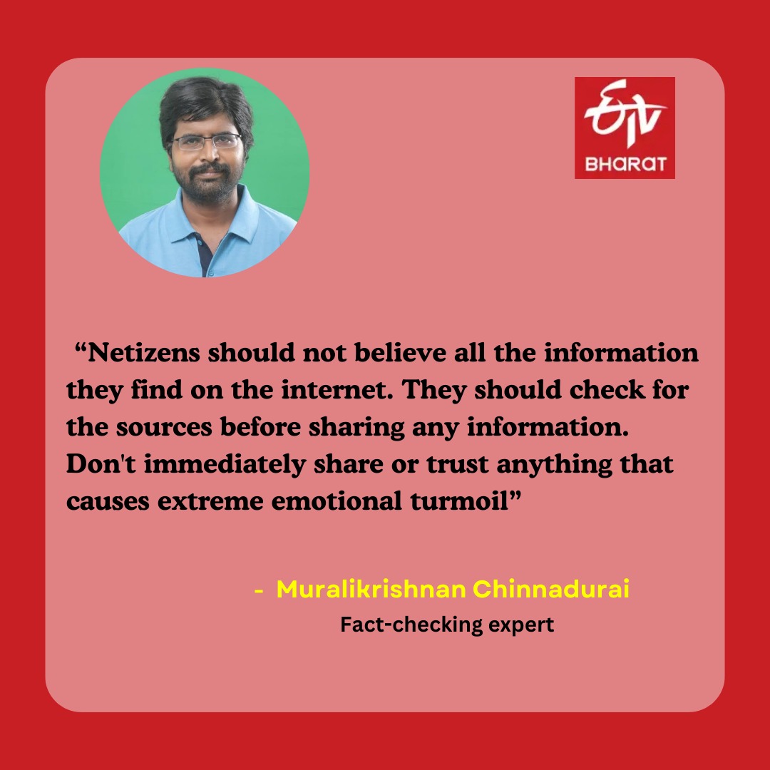 Fact-checking expert Muralikrishnan Chinnadurai on disinformation, fake news, and how to spot it.