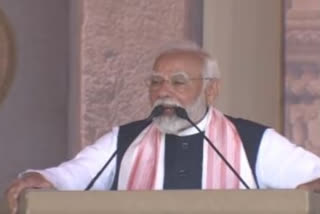 Prime Minister Narendra Modi is on a two-day visit to Assam. He laid the foundation stone of various developmental projects. Later in the day, he will inaugurate the Kamakhya Temple.