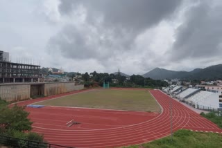 Kerala First High Altitude Stadium  ആദ്യ ഹൈ ആൾട്ടിറ്റ്യൂഡ് സ്റ്റേഡിയം  സിന്തറ്റിക് ട്രാക് ഇടുക്കി  സിന്തറ്റിക് ട്രാക് ഇടുക്കി  400 മീറ്റര്‍ സിന്തറ്റിക് ട്രാക്