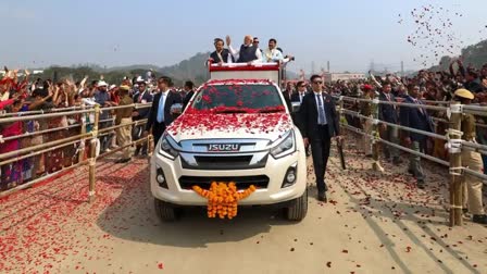 PM Modi inaugurated and laid the foundation stone of several projects worth Rs 11,600 crore in Assam