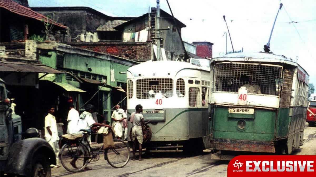 TWO SIDED SINGLE TRAM IN KOLKATA