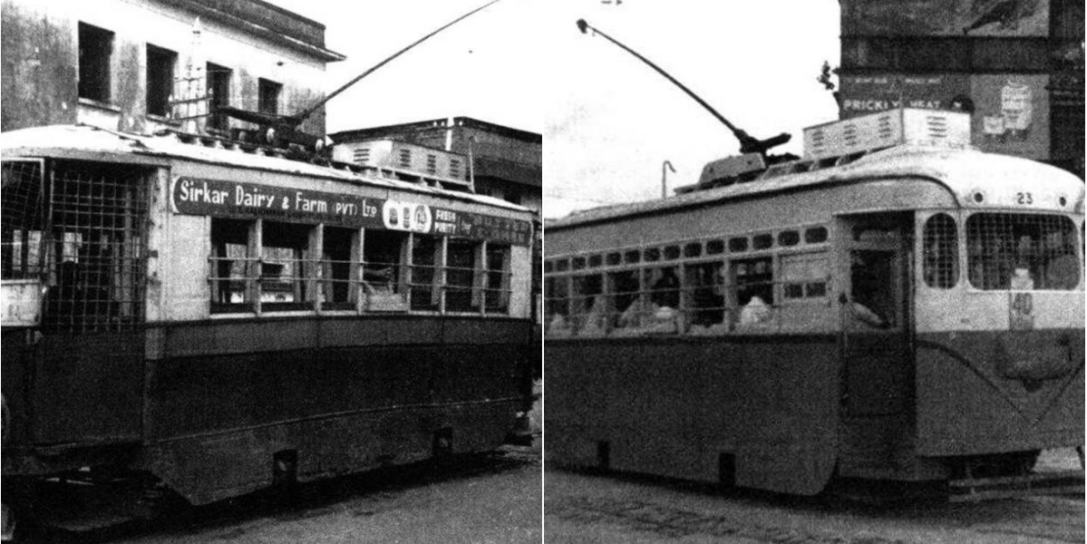 TWO SIDED SINGLE TRAM IN KOLKATA