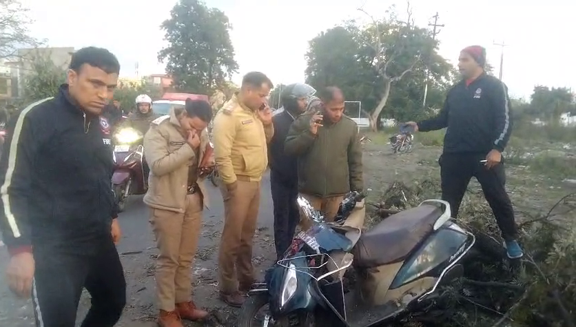 Haridwar Tree Fall on Road