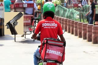 zomato delivery boy returns lost pistol cartridges meerut Police