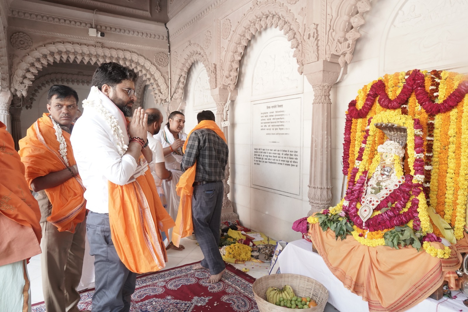 Kashi Vishwanath temple Wedding celebration Baba Tilak on Basant Panchami