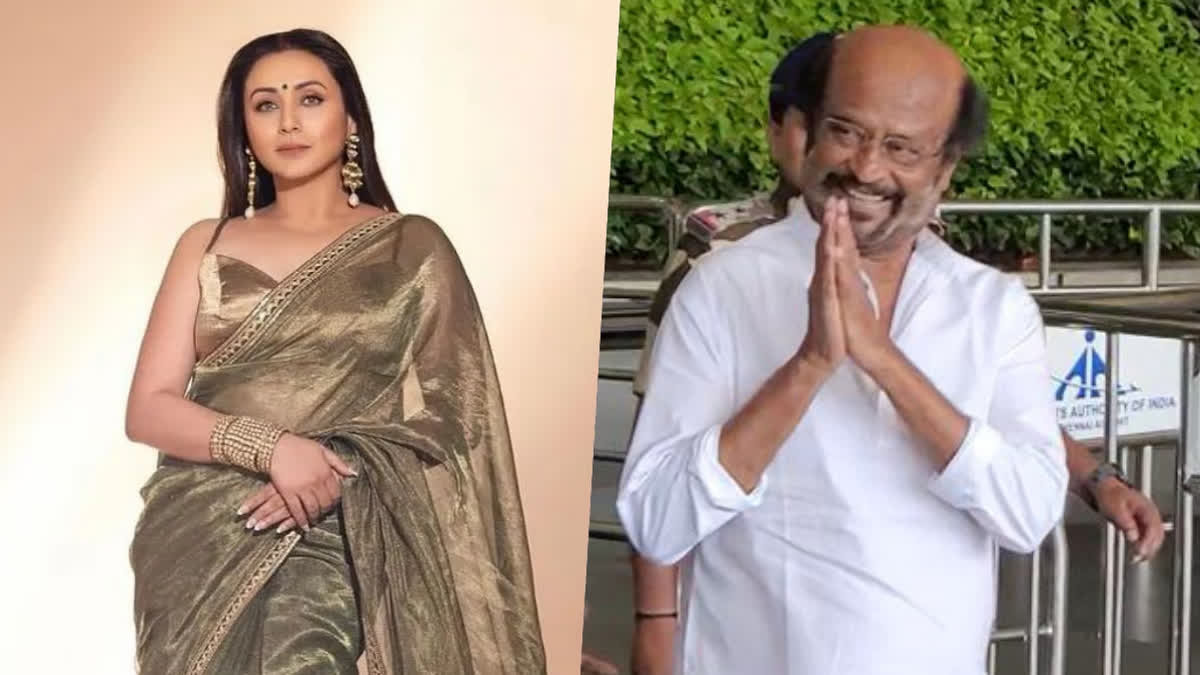 Watch: Rani Mukerji Introduces Daughter Adira to Rajinikanth at Anant-Radhika Pre-Wedding Gala