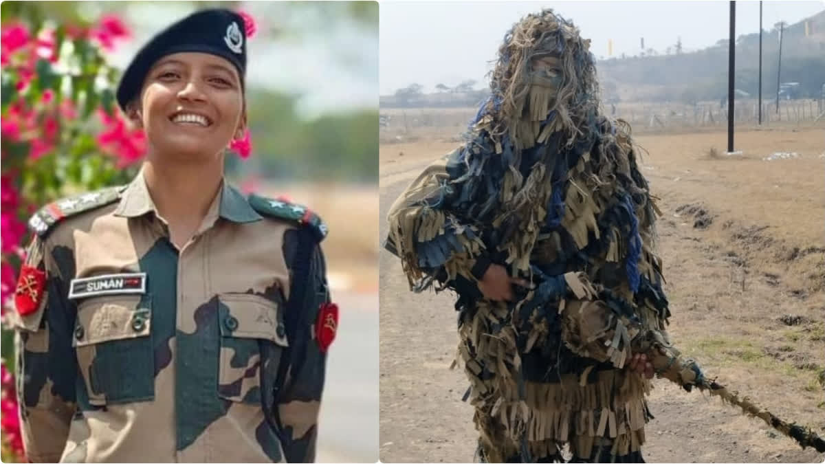 BSF Shatters Record of Receiving Its First Female Sniper, Suman Kumar.