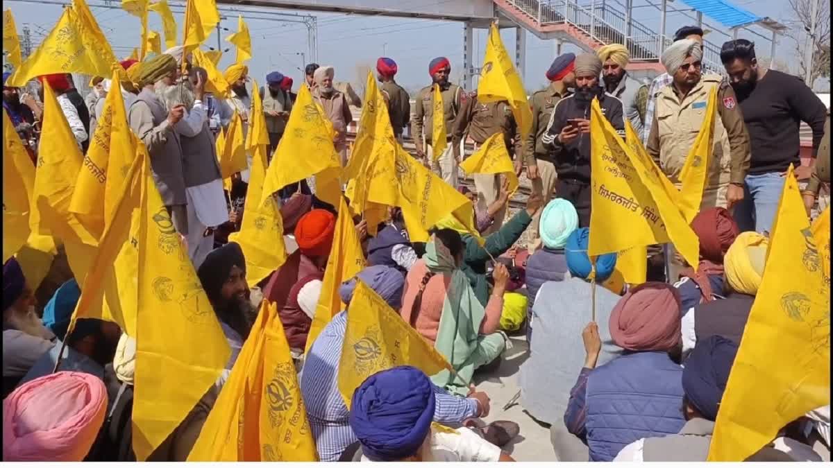 Bathinda-Ambala railway track jam