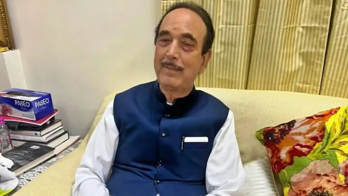 Ghulam Nabi Azad, ETV Bharat File Photo