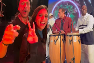 Akon Gets SRK, Suhana Dance to Chammak Challo, Salman Joins Him on Drums at Ambanis' Bash - Watch