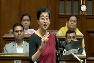 Delhi Finance Minister Atishi sought the blessings of senior AAP leader and former deputy chief minister Manish Sisodia's mother and wife ahead of presenting the budget on Monday.