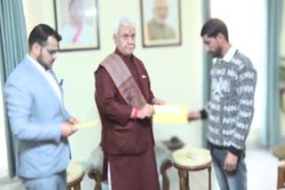LG Manoj Sinha hands over job letters to kin of civilians