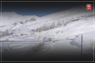 Spiti Valley snowfall