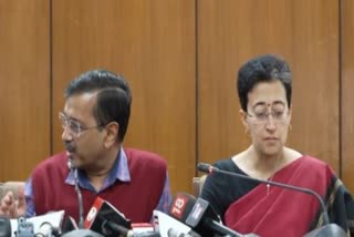 Arvind Kejriwal and Minister Atishi