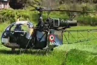 Army's Cheetah Helicopter Makes Emergency Landing in Jammu and Kashmir's Rajouri