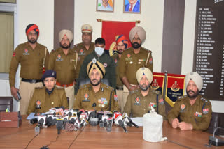 A smuggler caught with 2 kg heroin brought from Pakistan via drone in Amritsar
