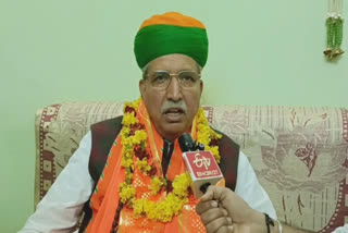 Union Minister Arjun Ram Meghwal spoke to ETV Bharat. He dodged a question on whether the Rajasthan Chief Minister would be changed