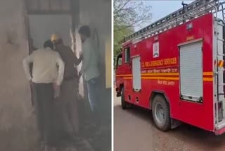 Fire in Dhamtari Municipal School