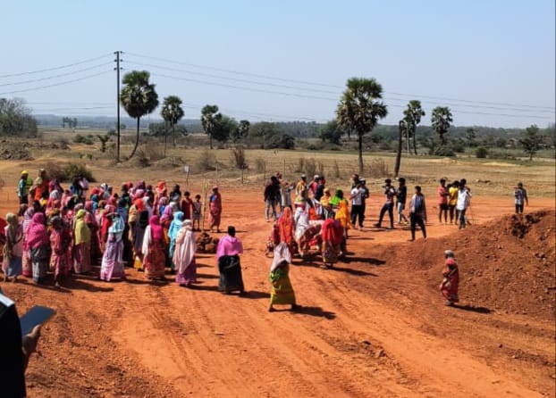 Protest against Deucha Pachami