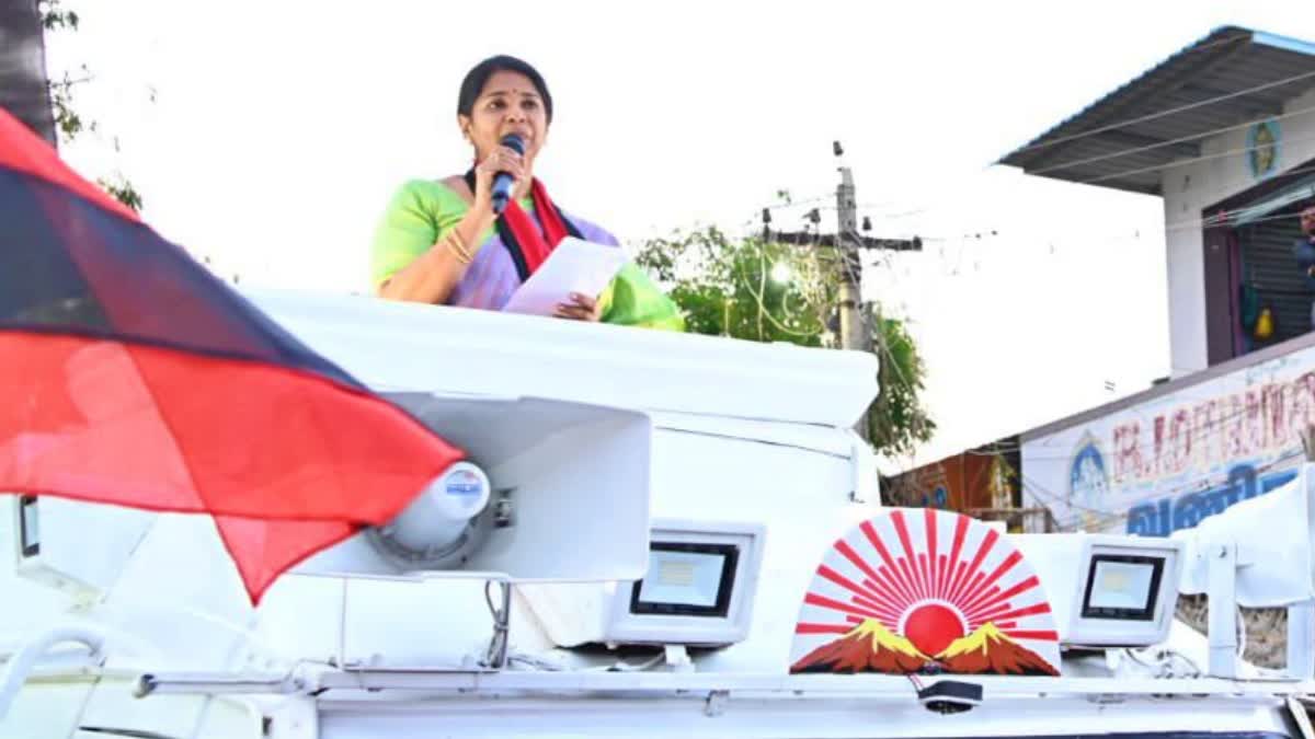 Kanimozhi Karunanidhi election campaign