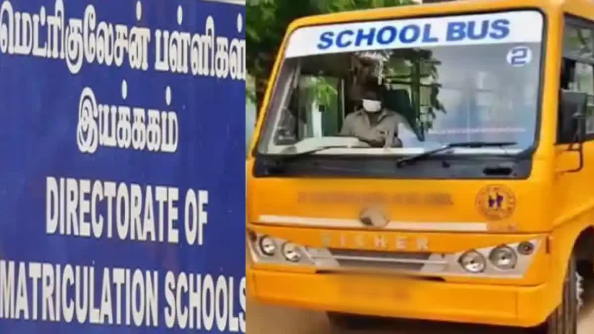 tn Private Schools Directorate Protocols and instructions announced for private school buses