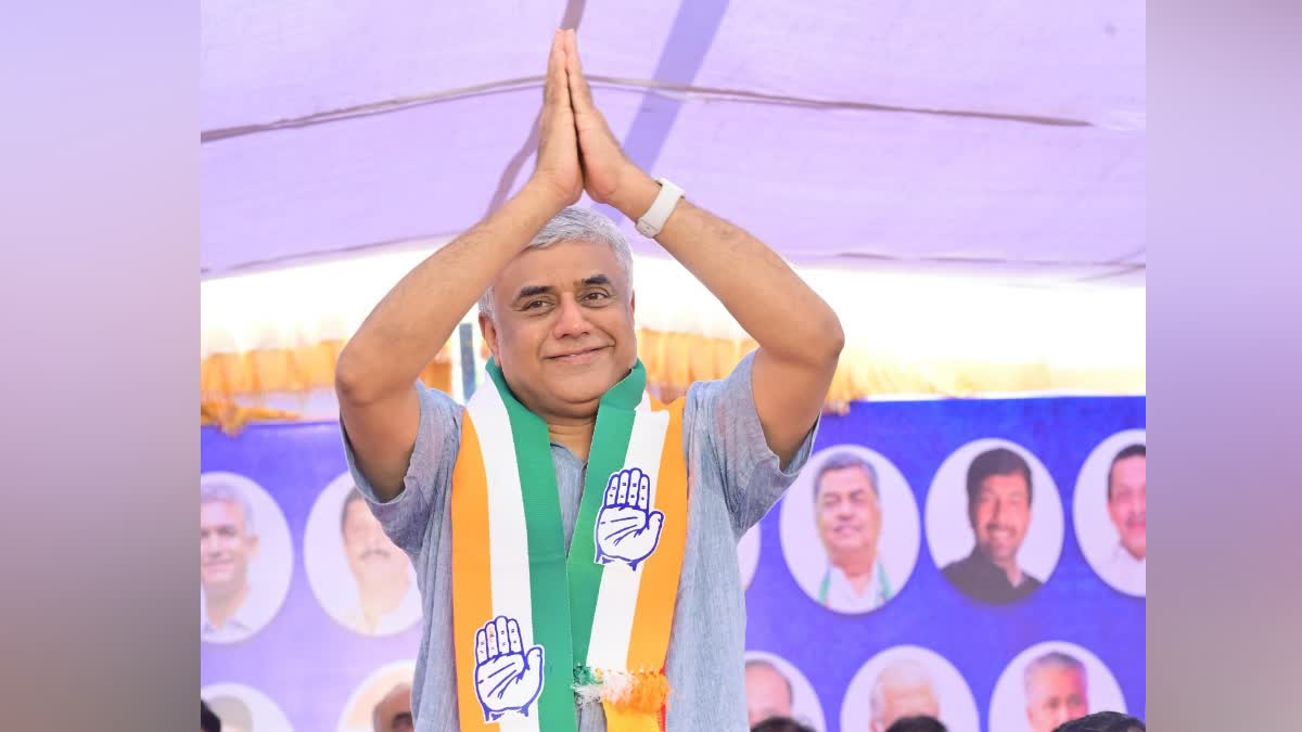 Congress candidate Rajeev Gowda