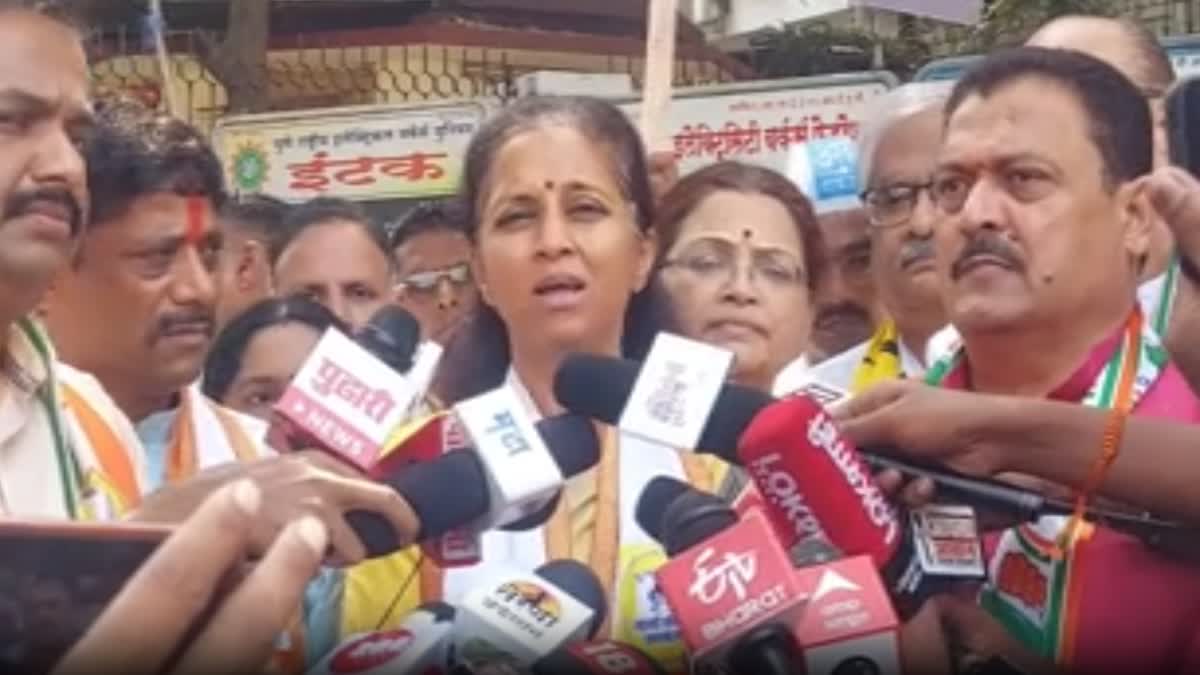 Supriya Sule says I booked Ravindra Dhangekar ticket to Delhi