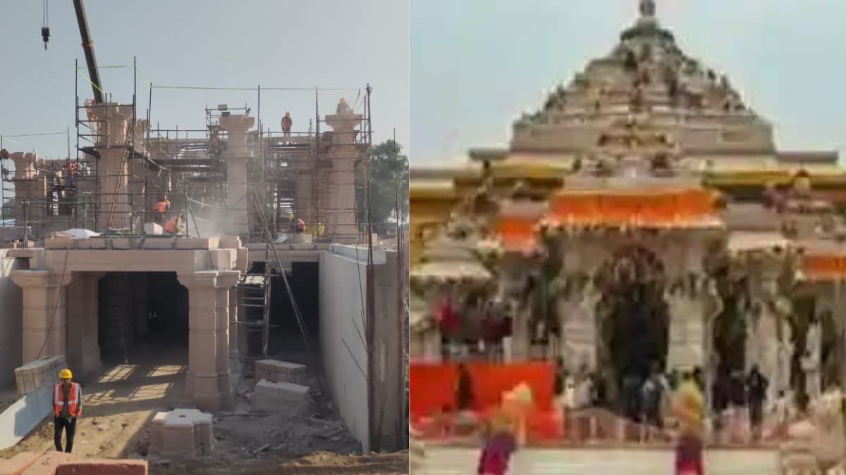 राममंदिर में बन रहा भूमिगत परिक्रम पथ