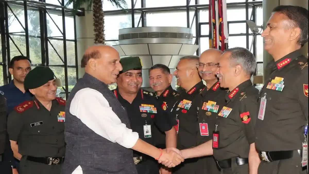 ARMY COMMANDERS CONFERENCE  RAJNATH SINGH  MANOJ PANDE  HARIKUMAR