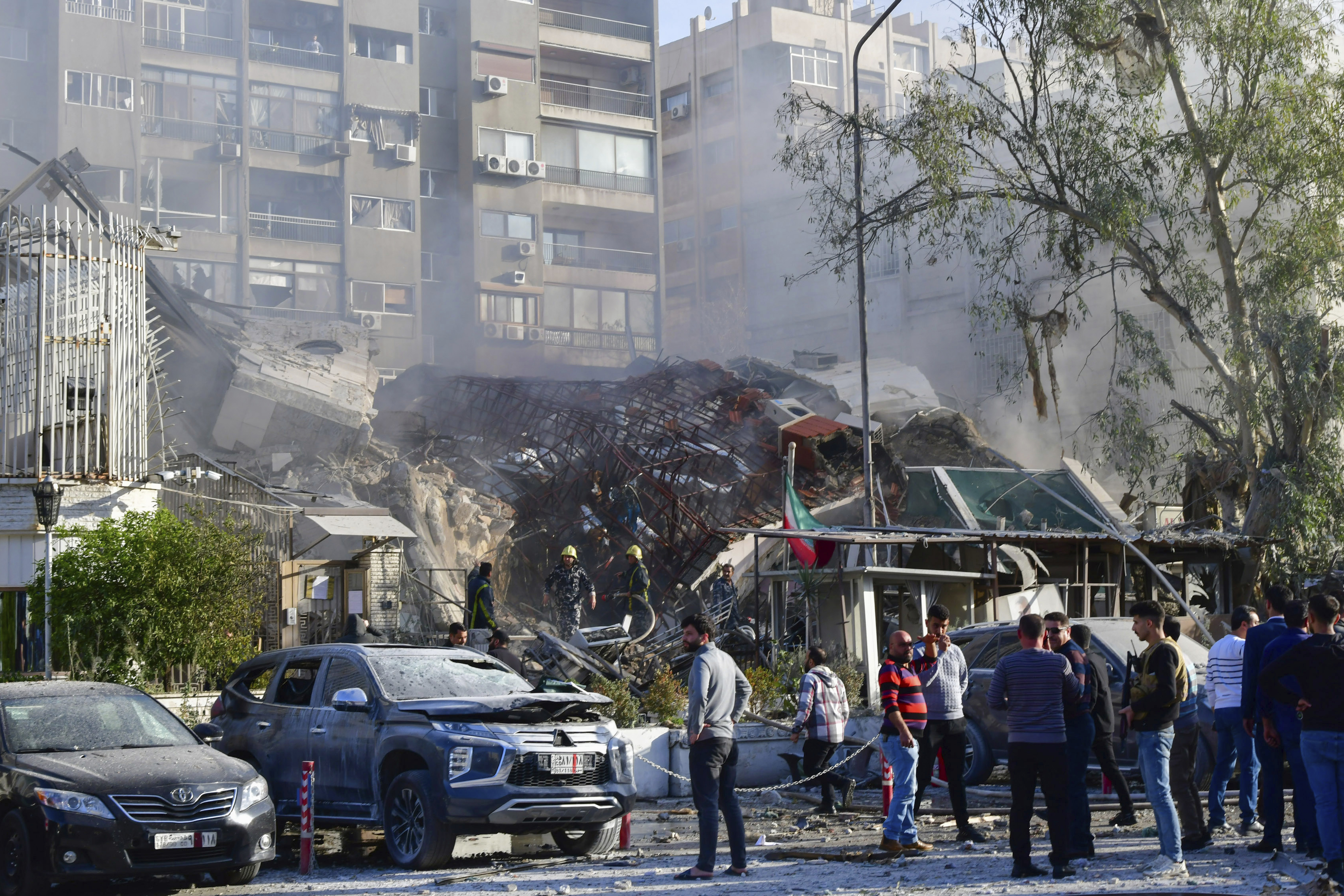 دمشق میں ایرانی قونصلیٹ پر اسرائیلی حملہ