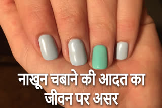 Effect of nail biting habit