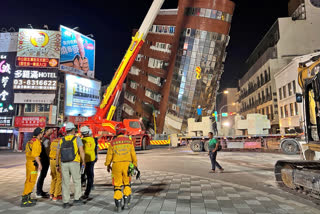 Taiwan was struck Wednesday by its most powerful earthquake in a quarter of a century. At least nine people were killed and hundreds injured, buildings and highways damaged and dozens of workers at quarries stranded.