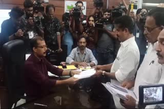 ADOOR PRAKASH FILES NOMINATION  UDF CANDIDATE FILES NOMINATION  LOK SABHA POLLS FROM ATTINGAL  LOK SABHA ELECTION 2024