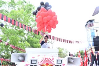 Kanimozhi Karunanidhi Election Campaign