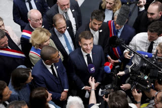 France's Macron dismisses Russian remarks suggesting Kyiv and Paris had a role in Moscow attack