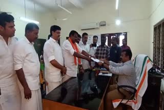 MAVELIKKARA NDA CANDIDATE  NOMINATION SUBMISSION  BAIJU KALASALA  എൻഡിഎ സ്ഥാനാർത്ഥി ബൈജു കലാശാല