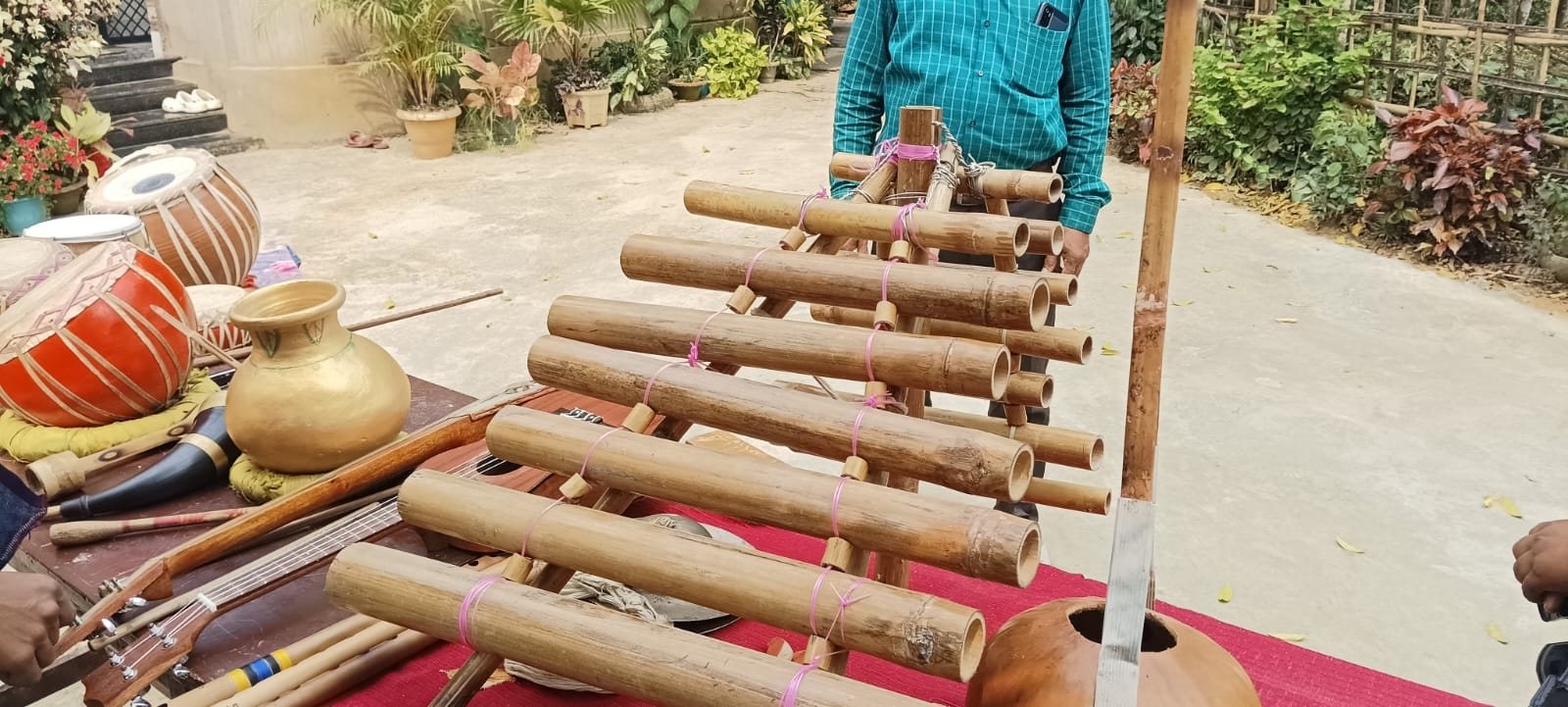 abhinav duwerah from assam golaghat master of playing folk instruments as well as western instruments