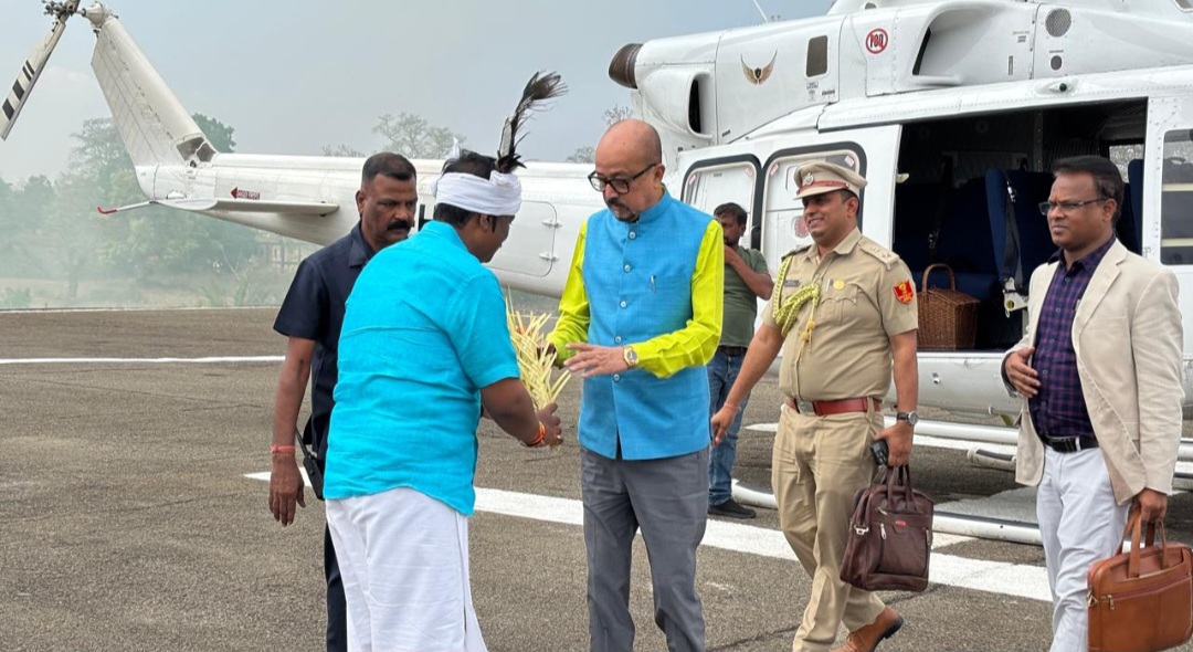 Governor Ramen Deka In Dantewada